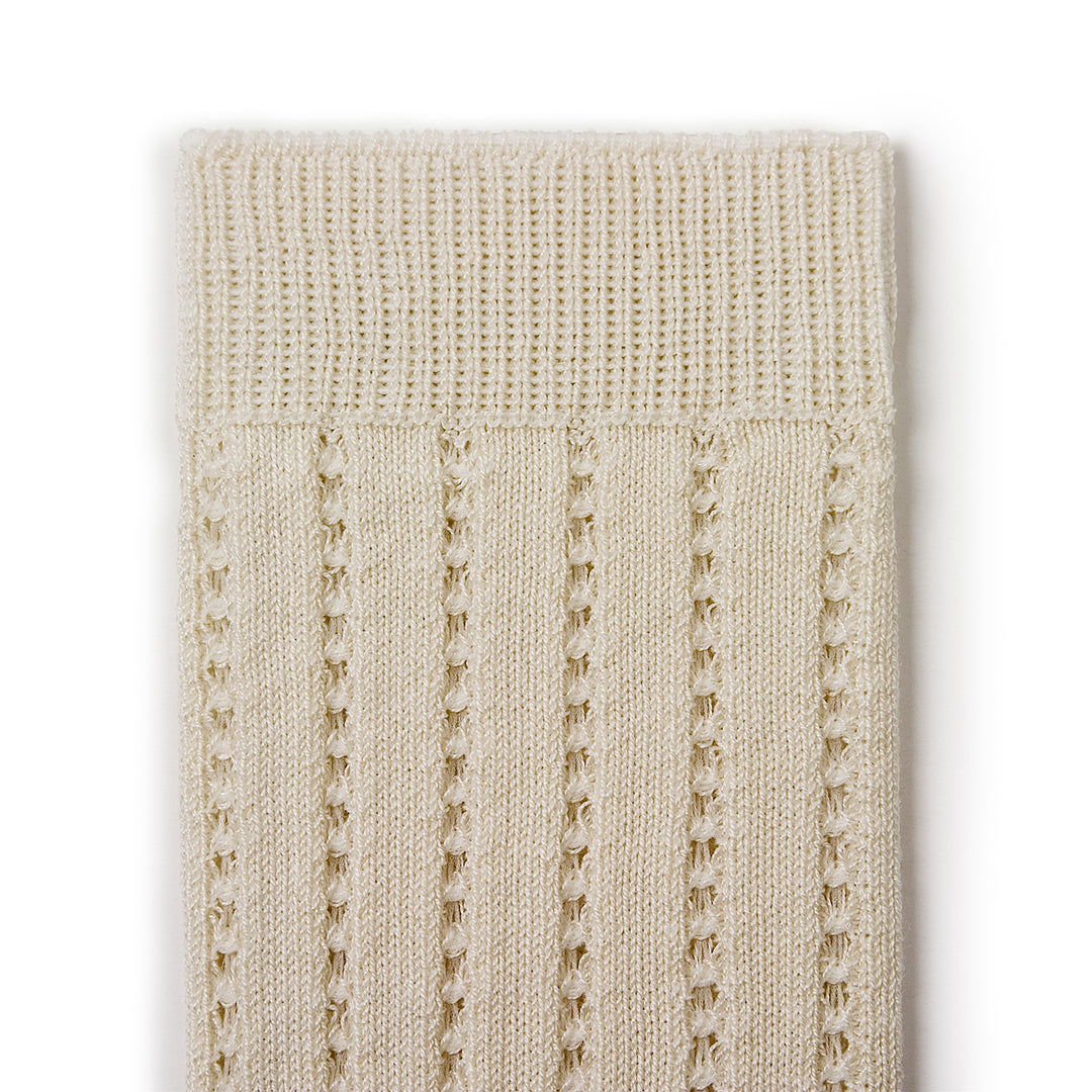 Chaussettes Léonie ajourées - doux agneaux