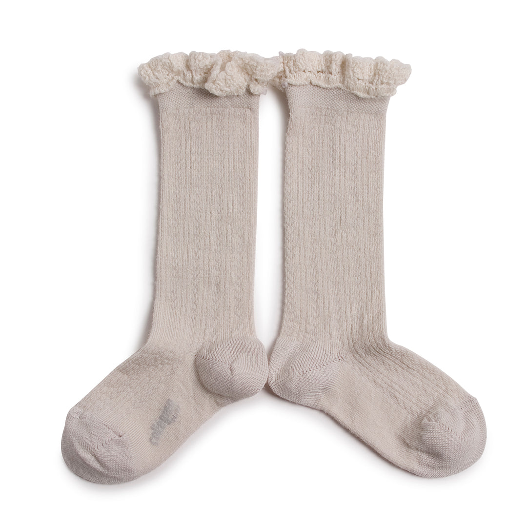 Chaussettes hautes Adeline doux agneau
