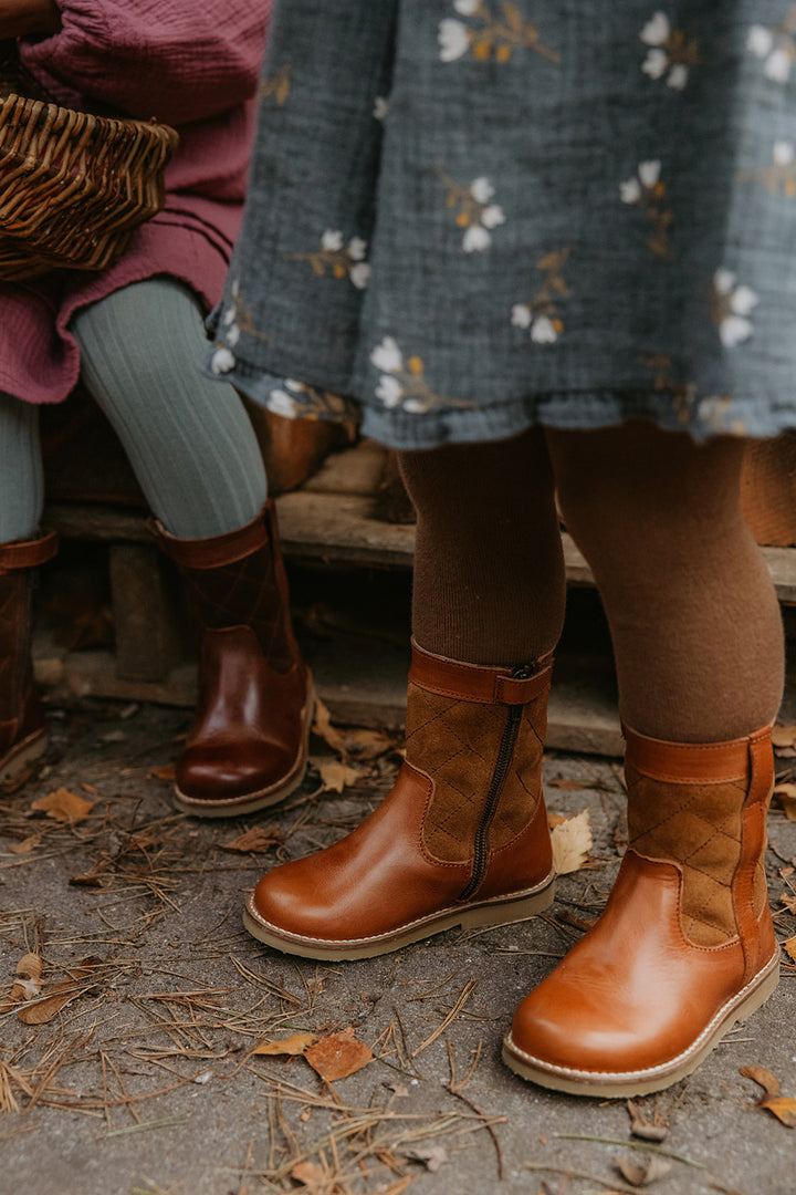 Bottes fille | Lorride boots cognac