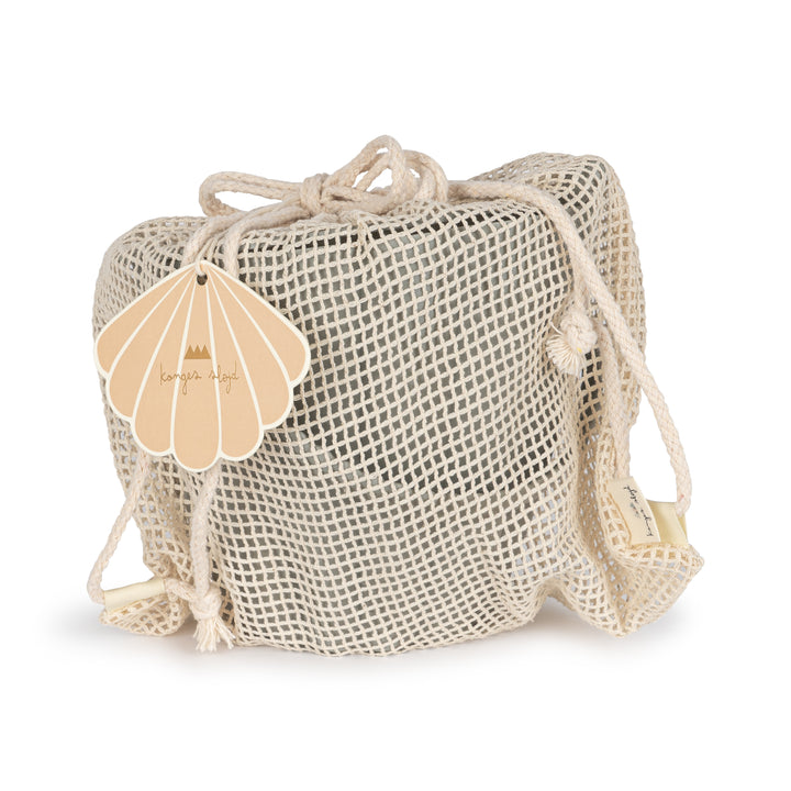 Set de plage coquillage whale vert | Konges Slojd
