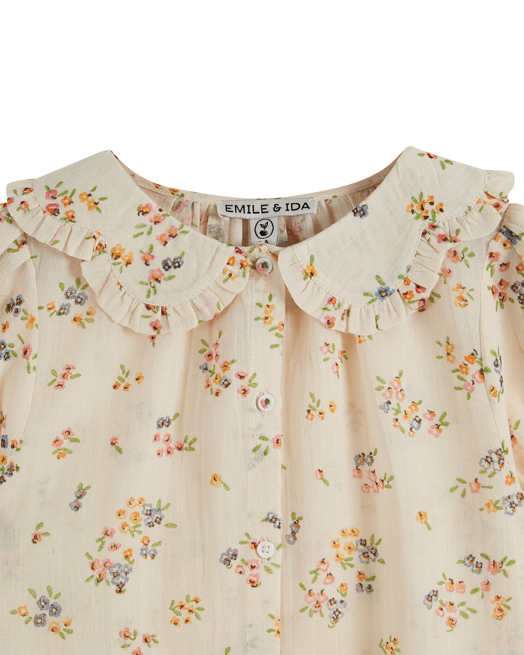 Blouse fille à fleurs Achillea | Emile et Ida