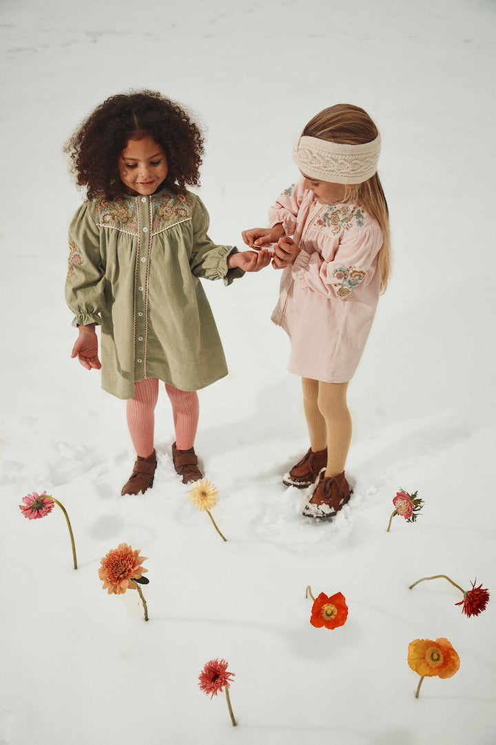 Robe Floriane amande | Louise Misha