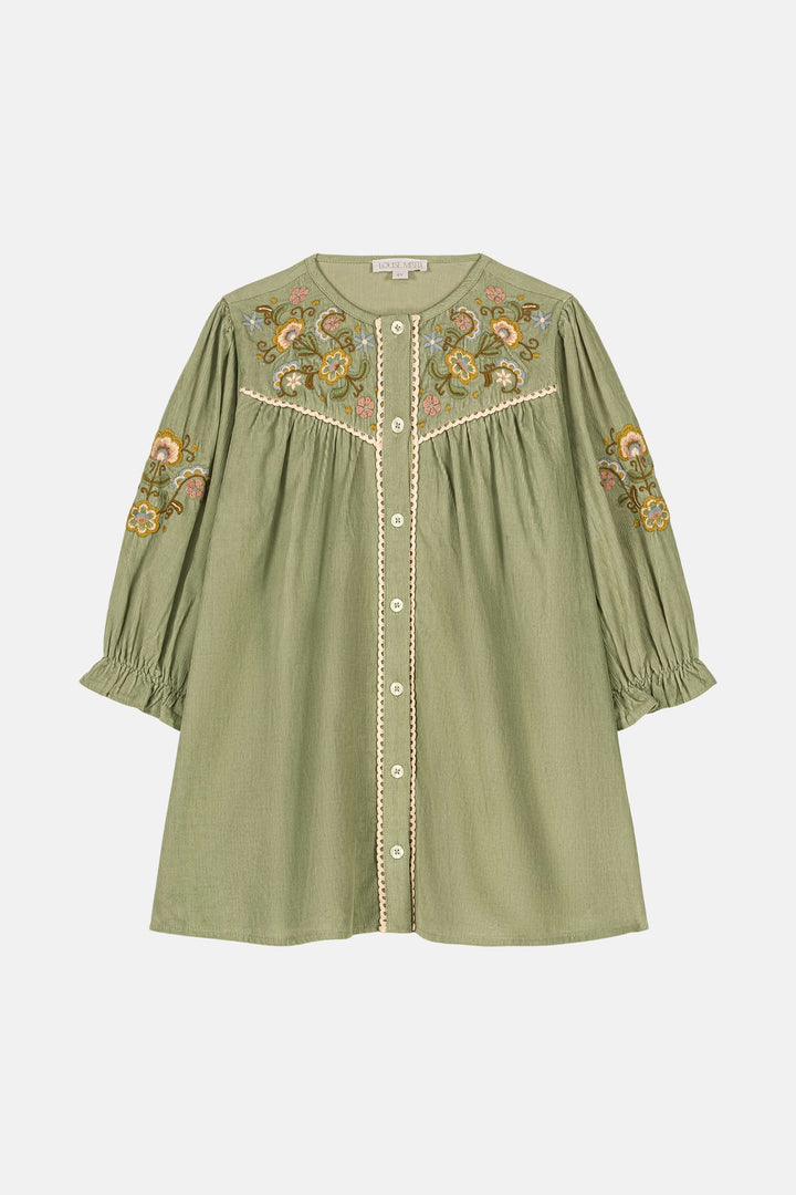 Robe Floriane amande | Louise Misha