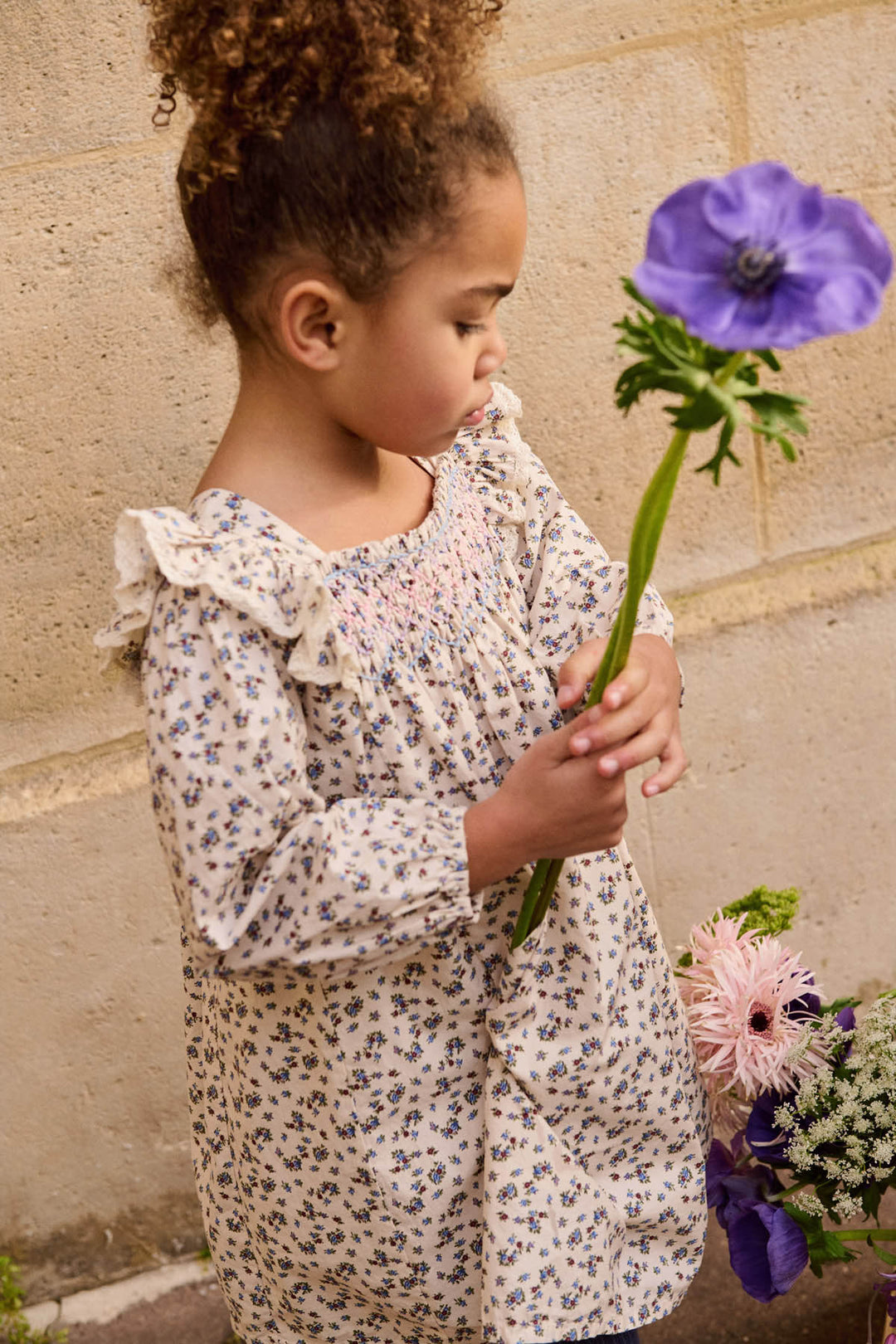 Robe Martina Cream Colombine Hill | Louise Misha