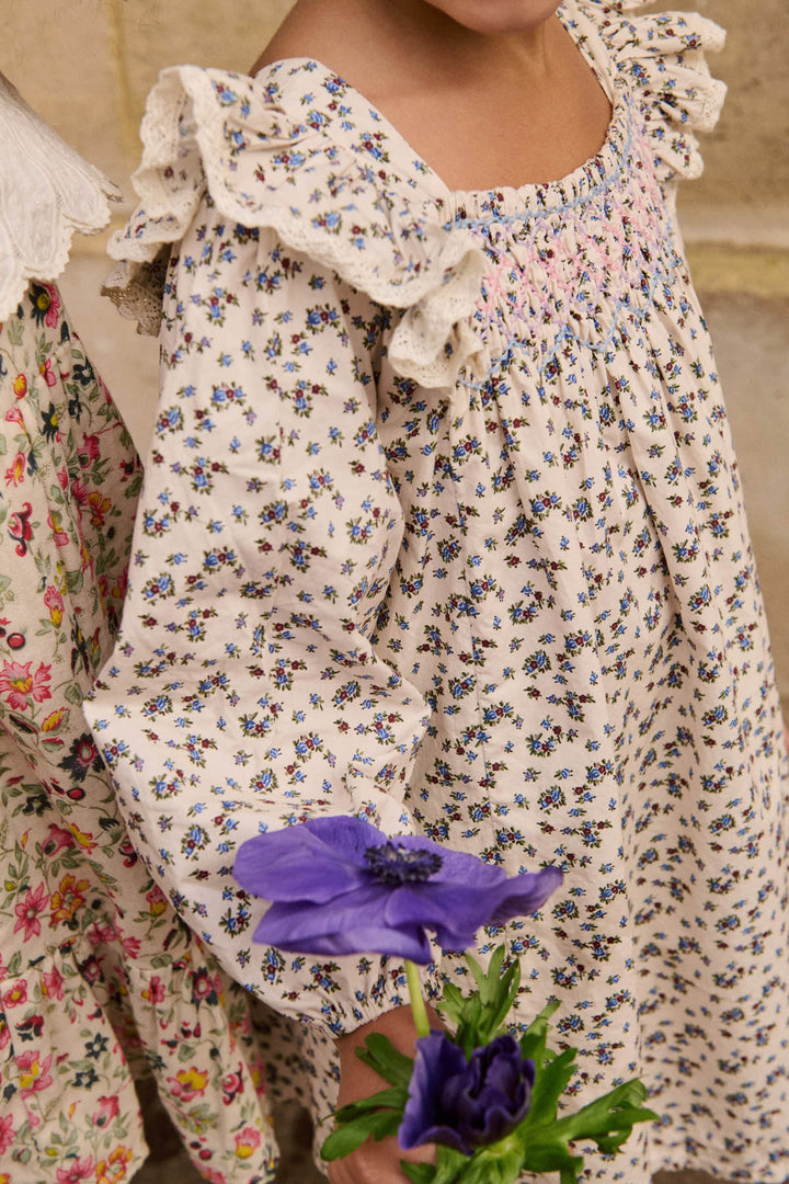 Robe Martina Cream Colombine Hill | Louise Misha