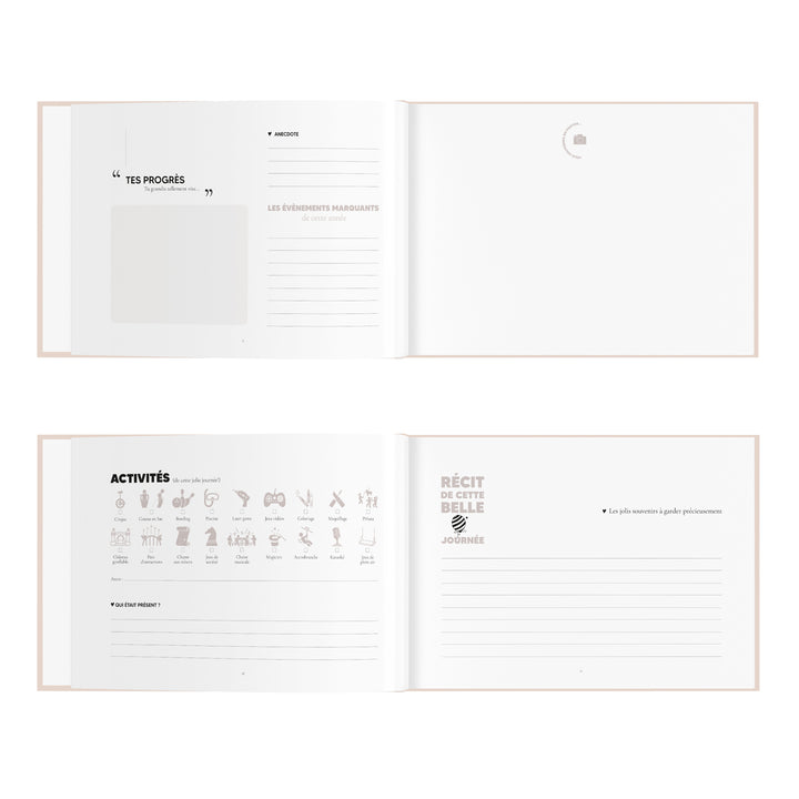 Livre "souvenirs de tes anniversaires"