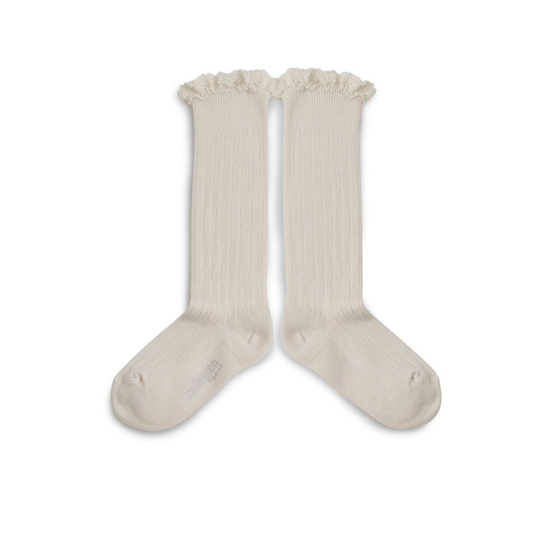 Chaussettes hautes Joséphine doux agneau