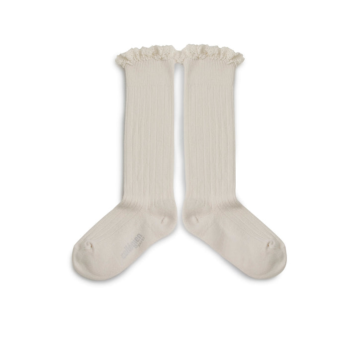 Chaussettes hautes Joséphine doux agneau