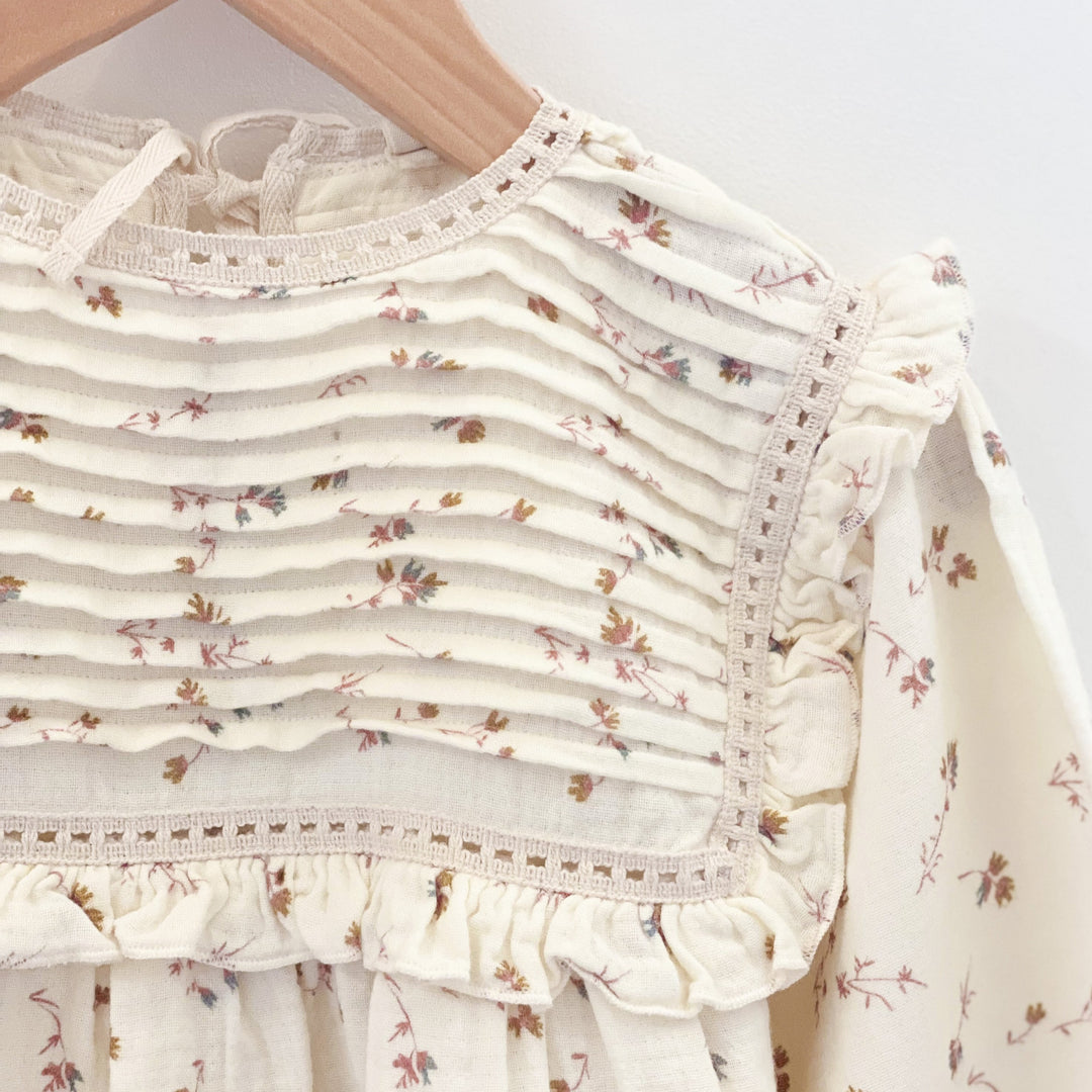 robe liilu liana fille fleurs coton détails