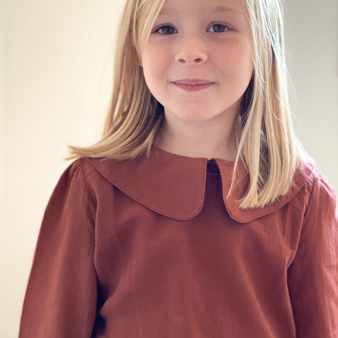 Joana terracotta blouse