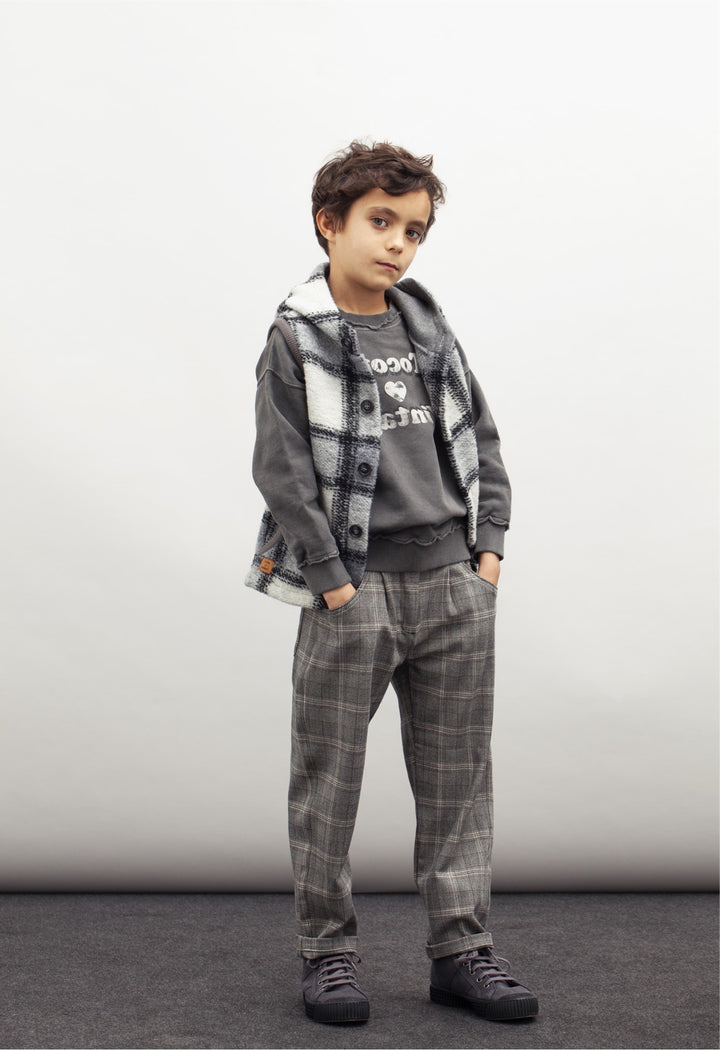 Veste sans manches à capuche