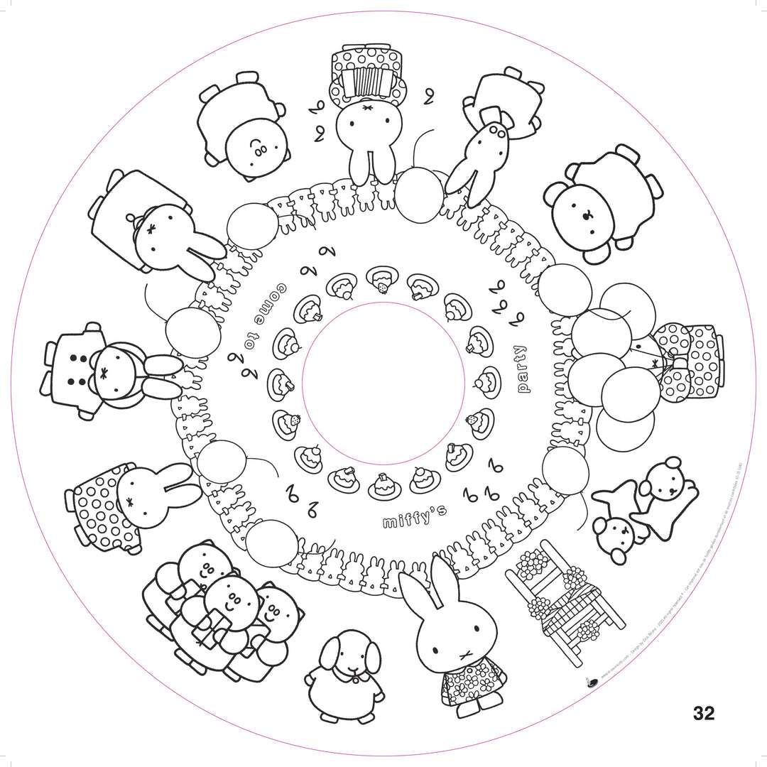 Feuilles de dessin à thème "Little Friends", Drawin'Table, Drawin Kid's, Rose et Balthazar