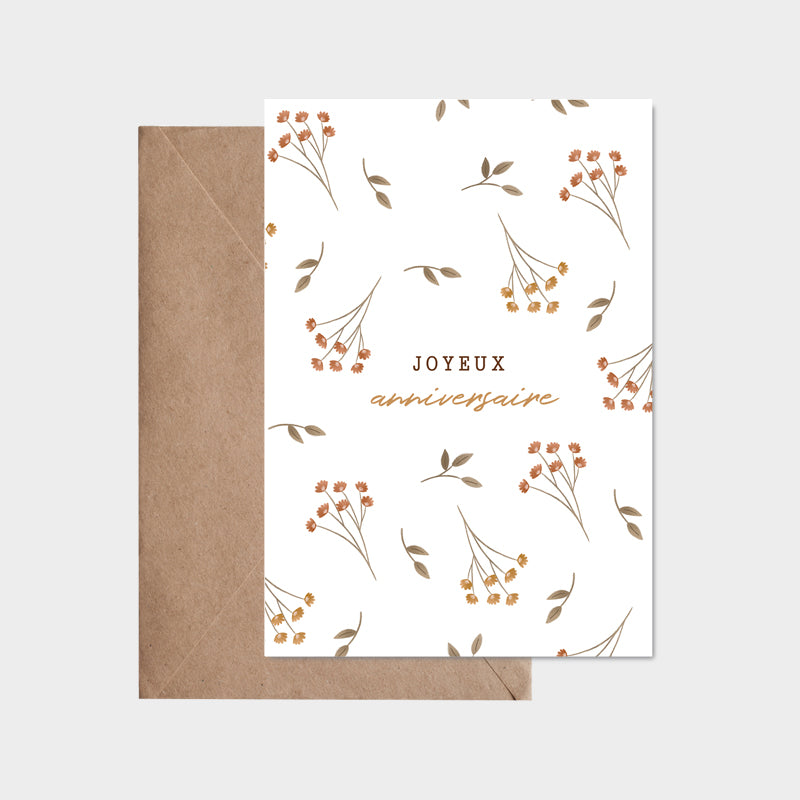 Carte joyeux anniversaire