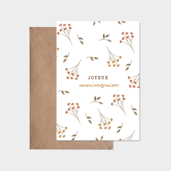 Carte joyeux anniversaire