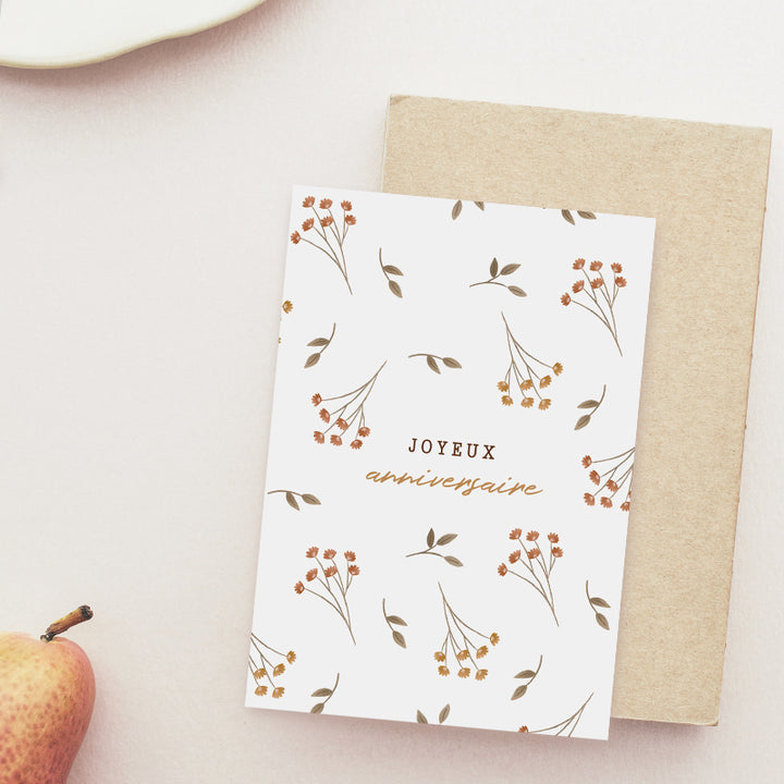 Carte joyeux anniversaire
