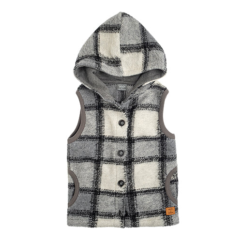 Veste sans manches à capuche