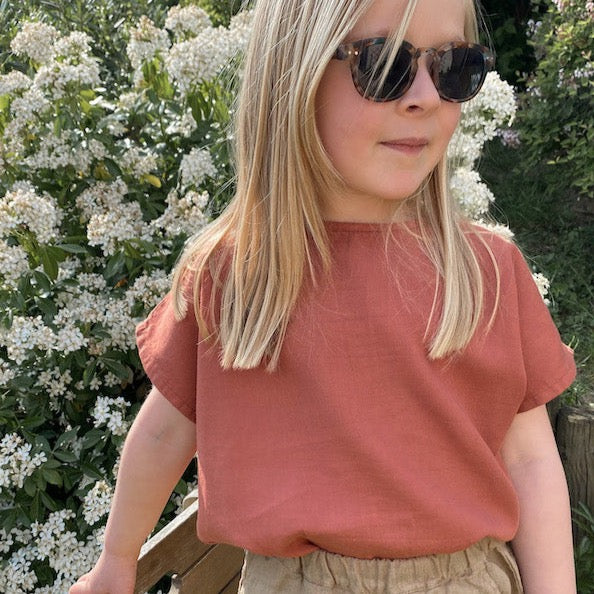 Tee shirt Natalia terracota