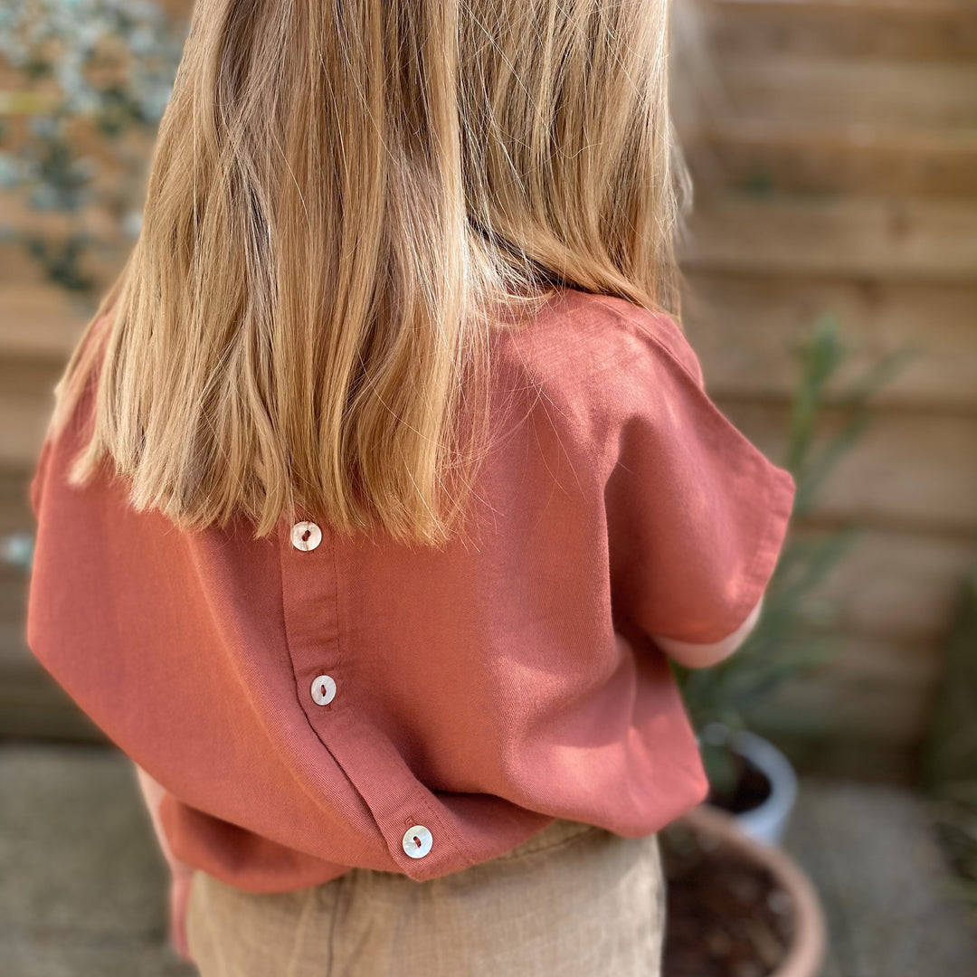 Tee shirt Natalia terracota
