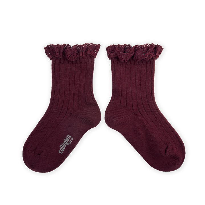 Chaussettes Lili bordeaux