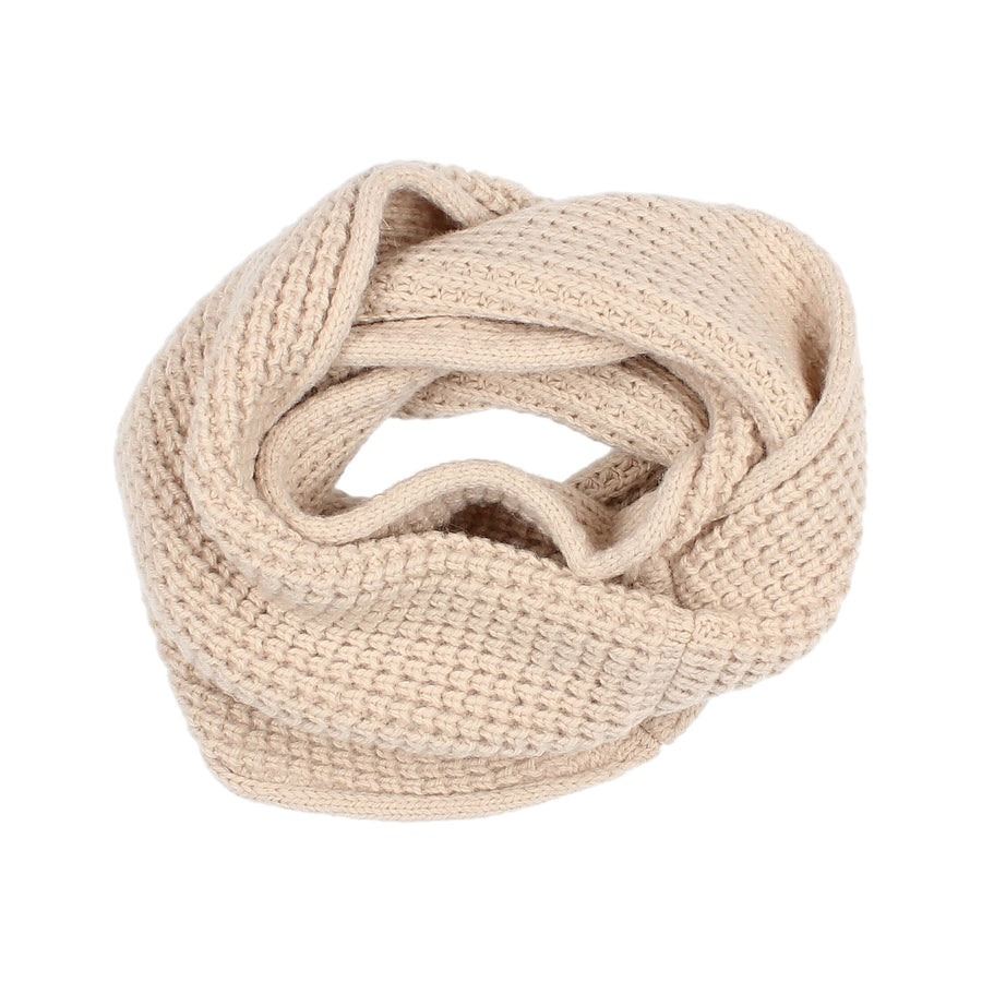 Snood en maille beige de chez Buho