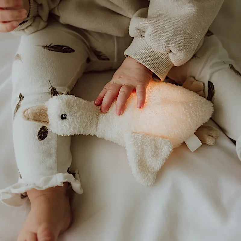 Peluche Liva l'oie lumineuse
