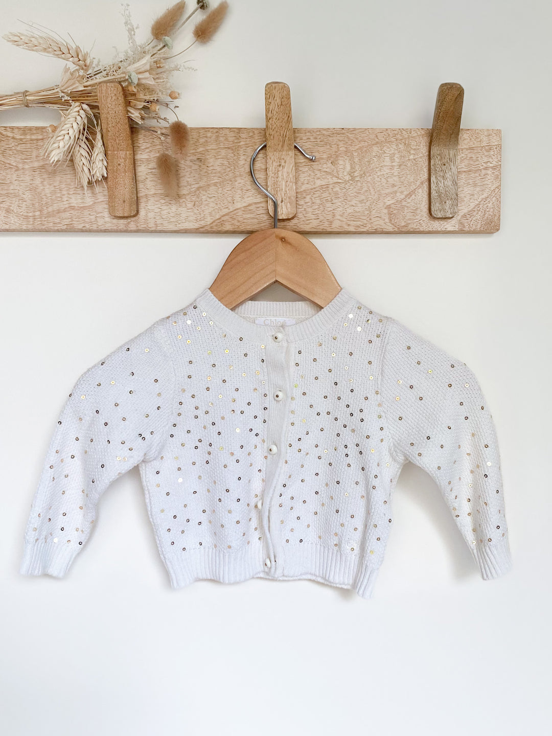 Gilet à sequins Chloé | 6 mois | SECONDE MAIN