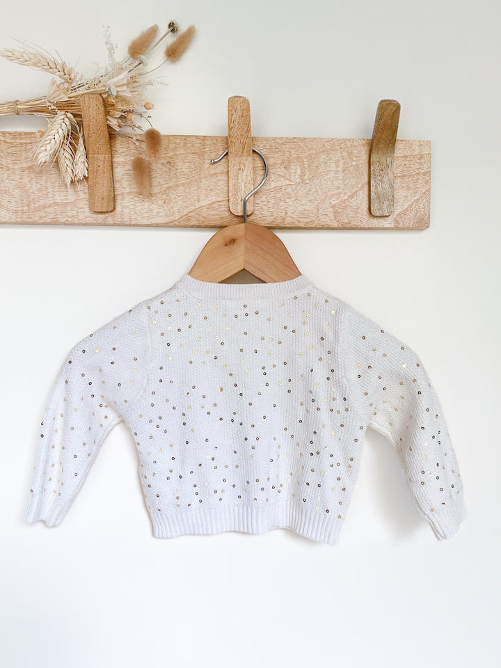 Gilet à sequins Chloé | 6 mois | SECONDE MAIN