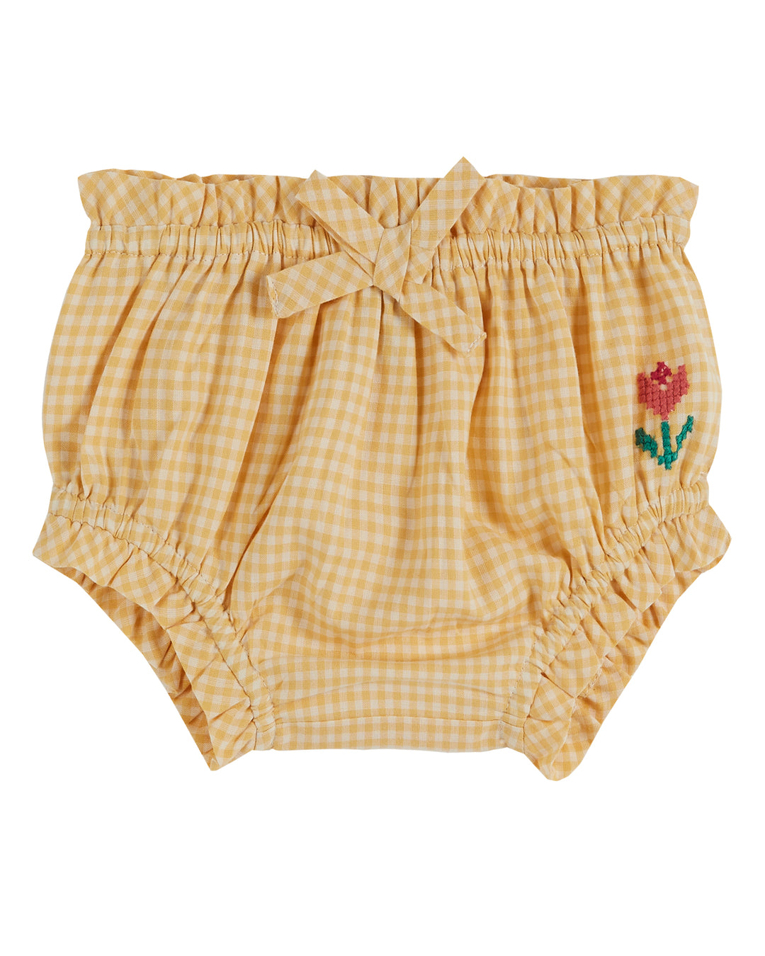 Bloomer bébé vichy jaune | Emile et Ida