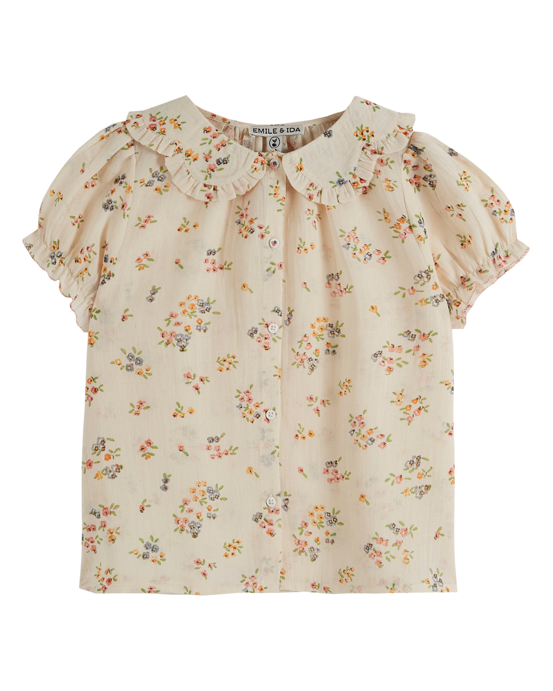 Blouse fille à fleurs Achillea | Emile et Ida