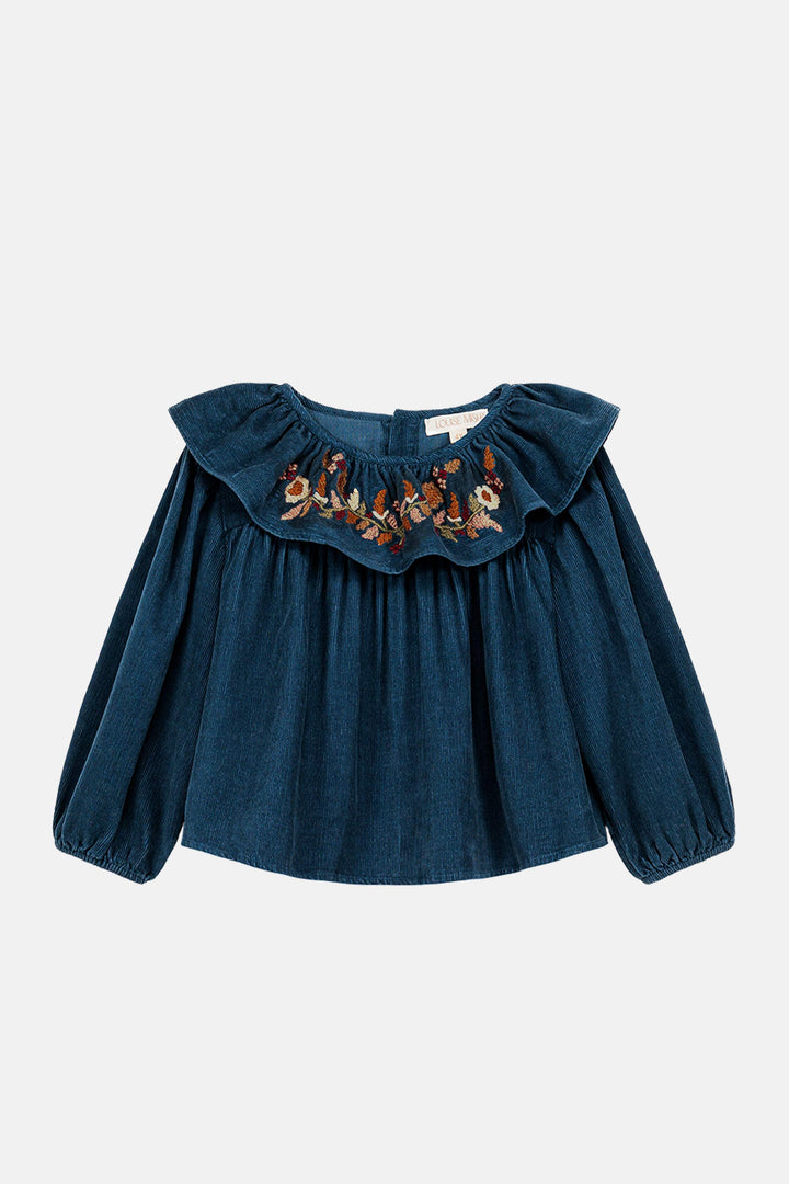 Blouse Eneila deep blue | Louise Misha