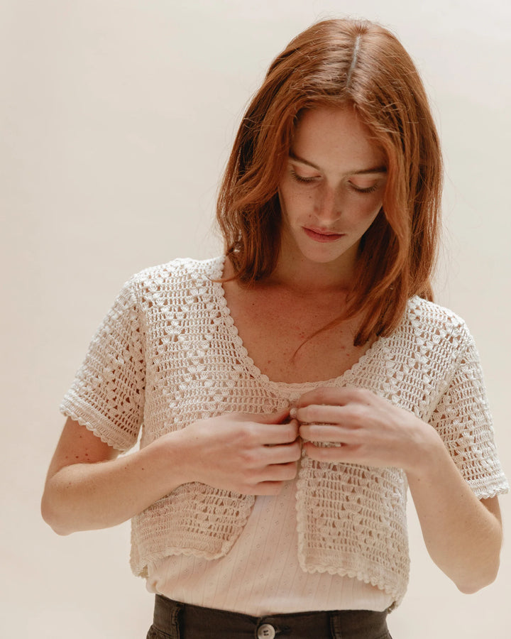 Cardigan crochet femme | Emile et Ida