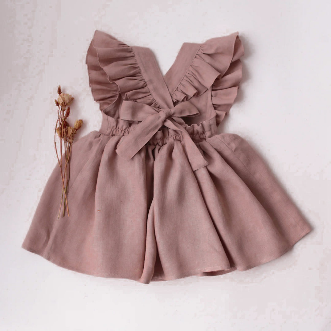 Beige Rose Dress