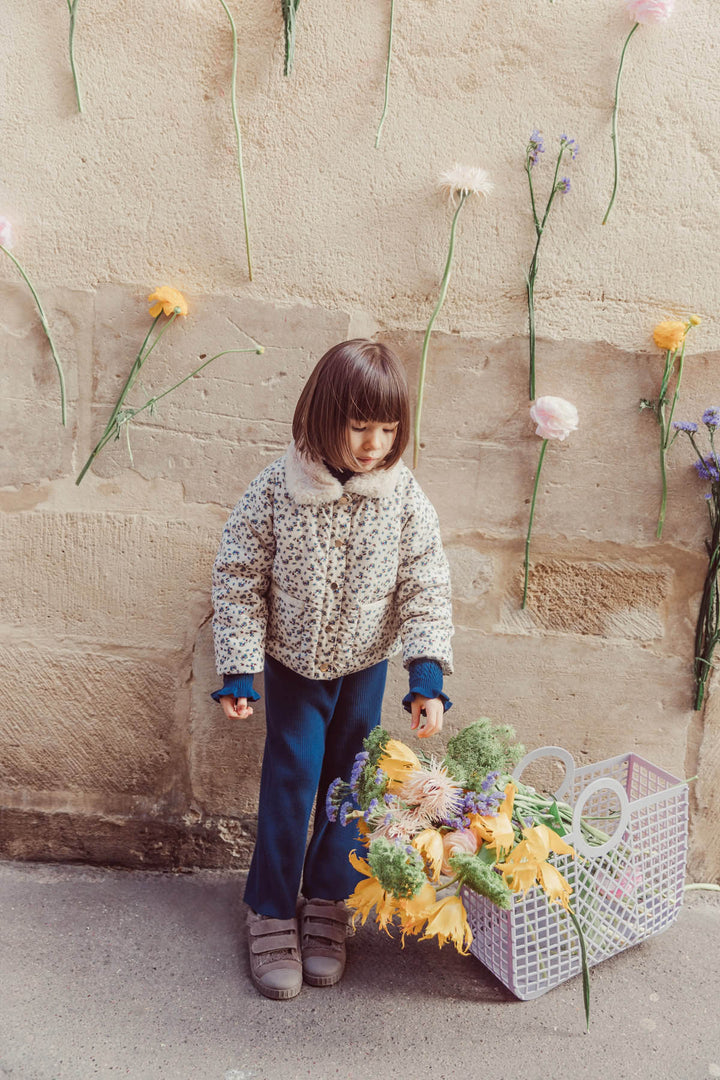 Manteau réversible Jasmina Cream Colombine Hill | Louise Misha