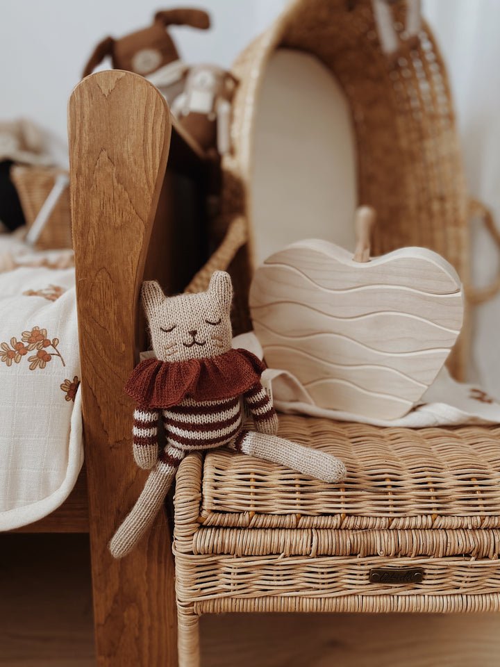 Siena striped playsuit kitten comforter