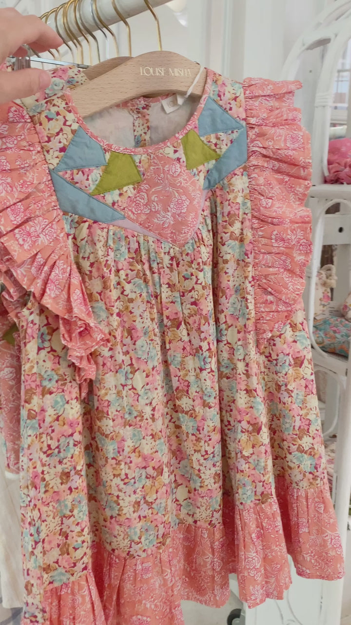 Robe bébé Jyoti patchwork | Louise Misha