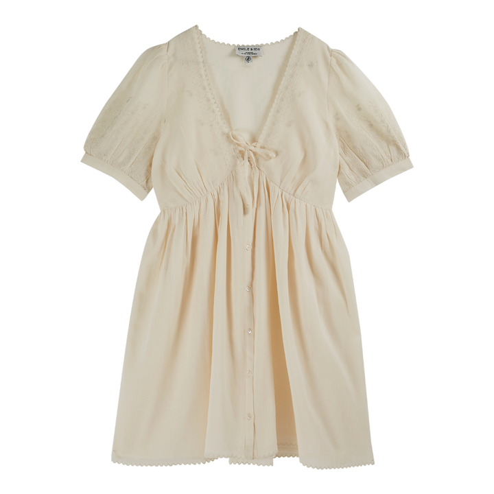 Robe femme vintage col v | Emile et Ida