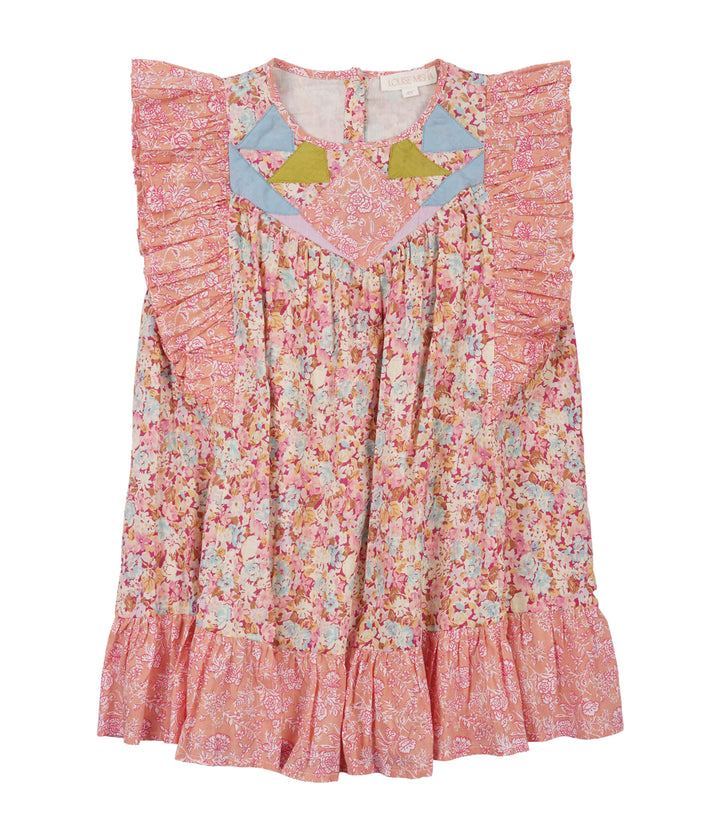 Robe fille Jyoti patchwork | Louise Misha