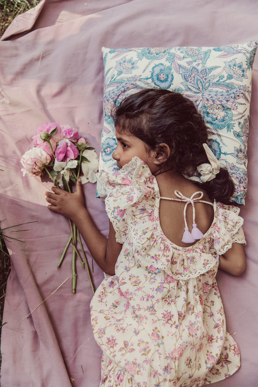 Robe fille Natiya à fleurs | Louise Misha