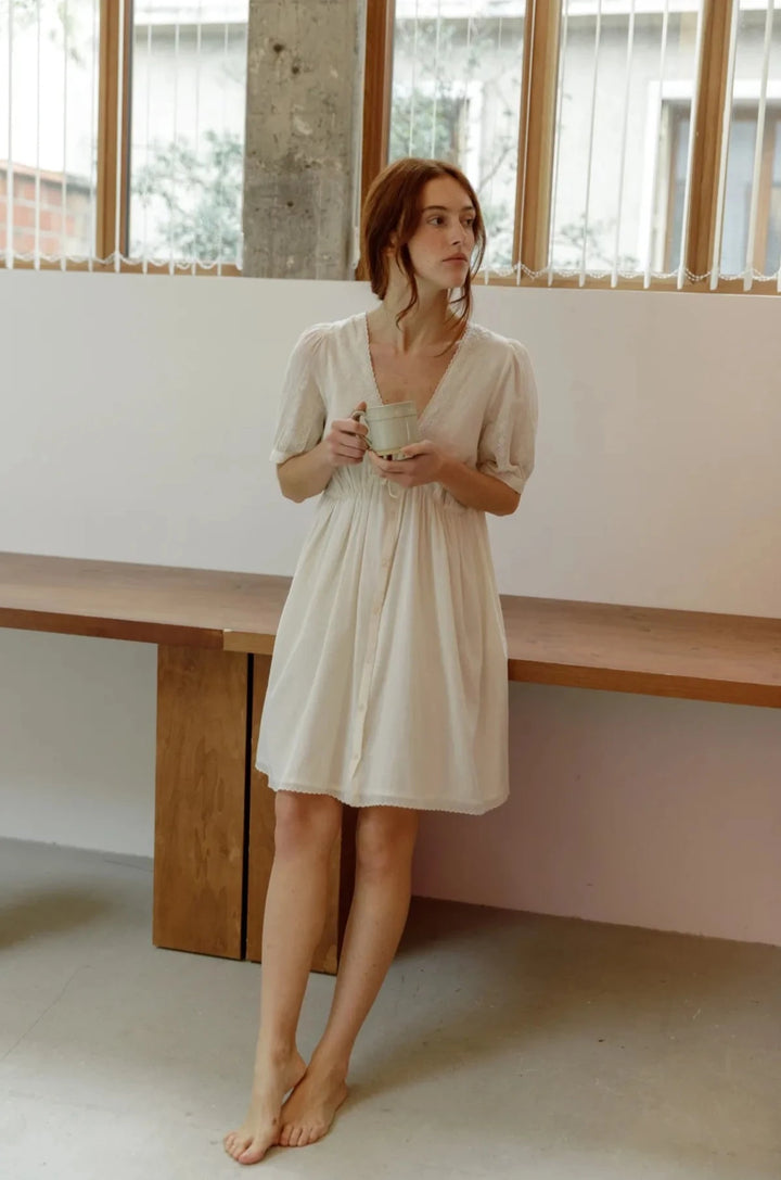 Robe femme vintage col v | Emile et Ida