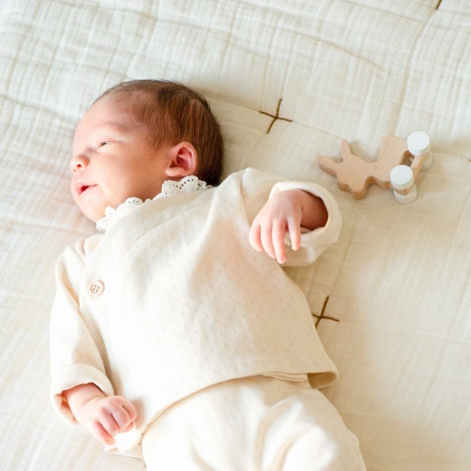Cardigan Asterias écru