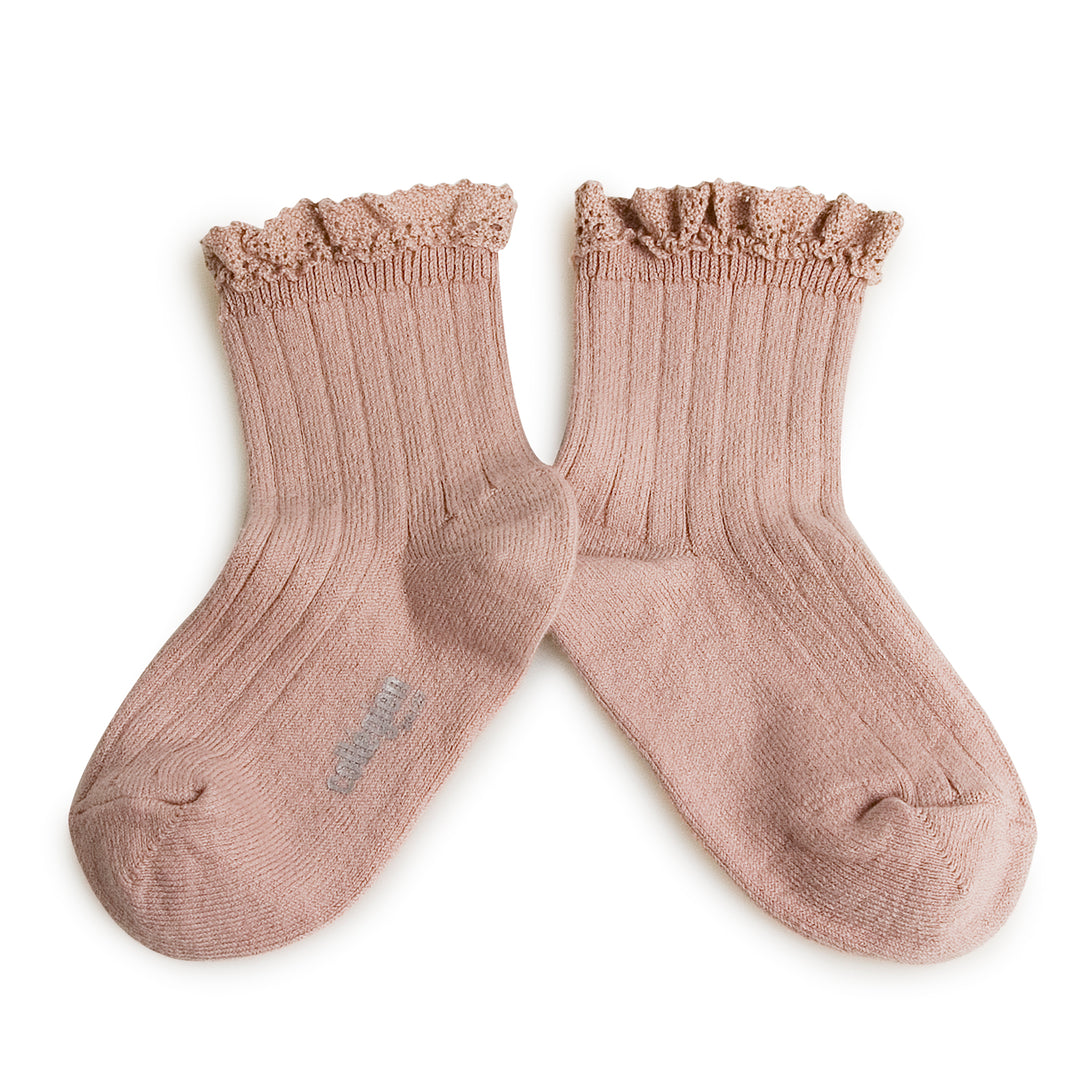 Chaussettes Lili vieux rose