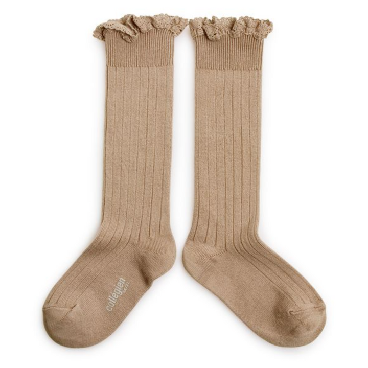 Josephine small taupe socks