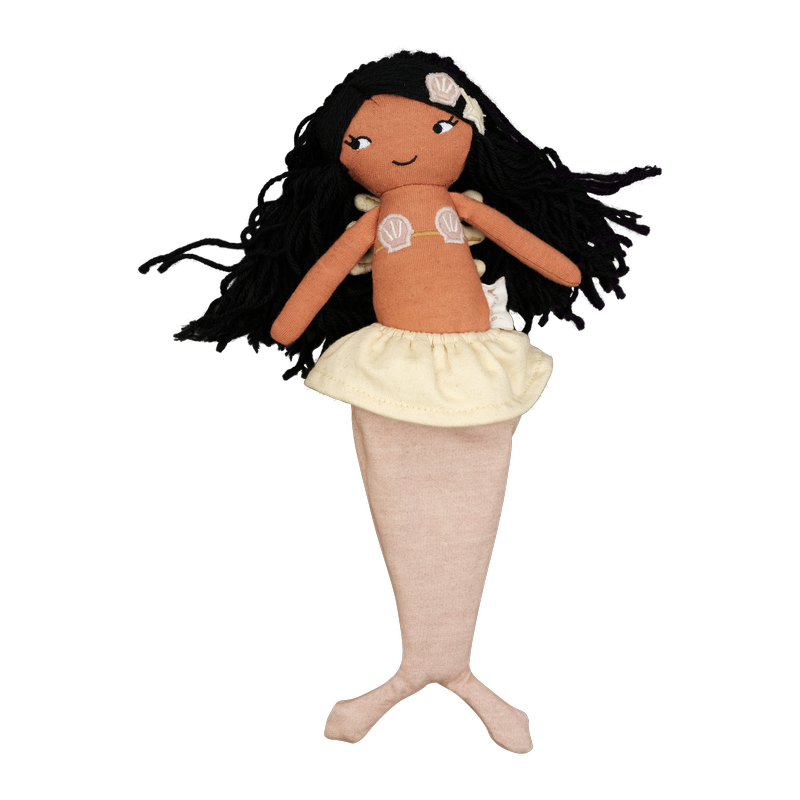 Coral mermaid doll