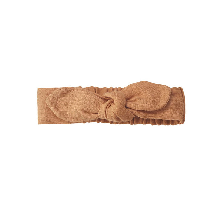 Headband à noeud caramel Chica de chez Les Petites Choses