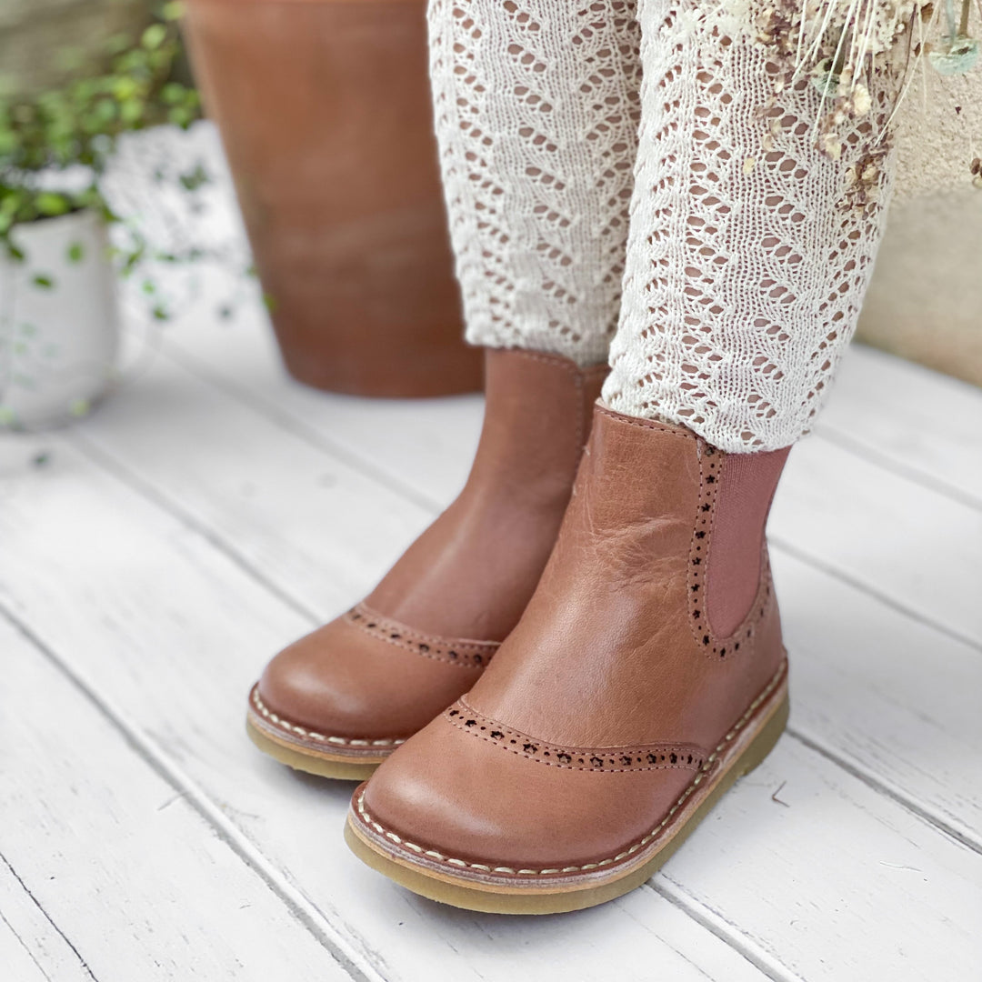 Stars Ankle boot old pink