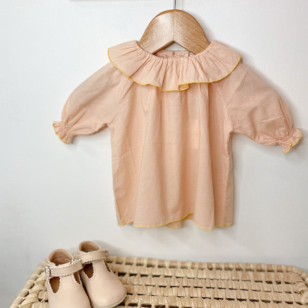 blouse bébé omibia pêche lifestyle