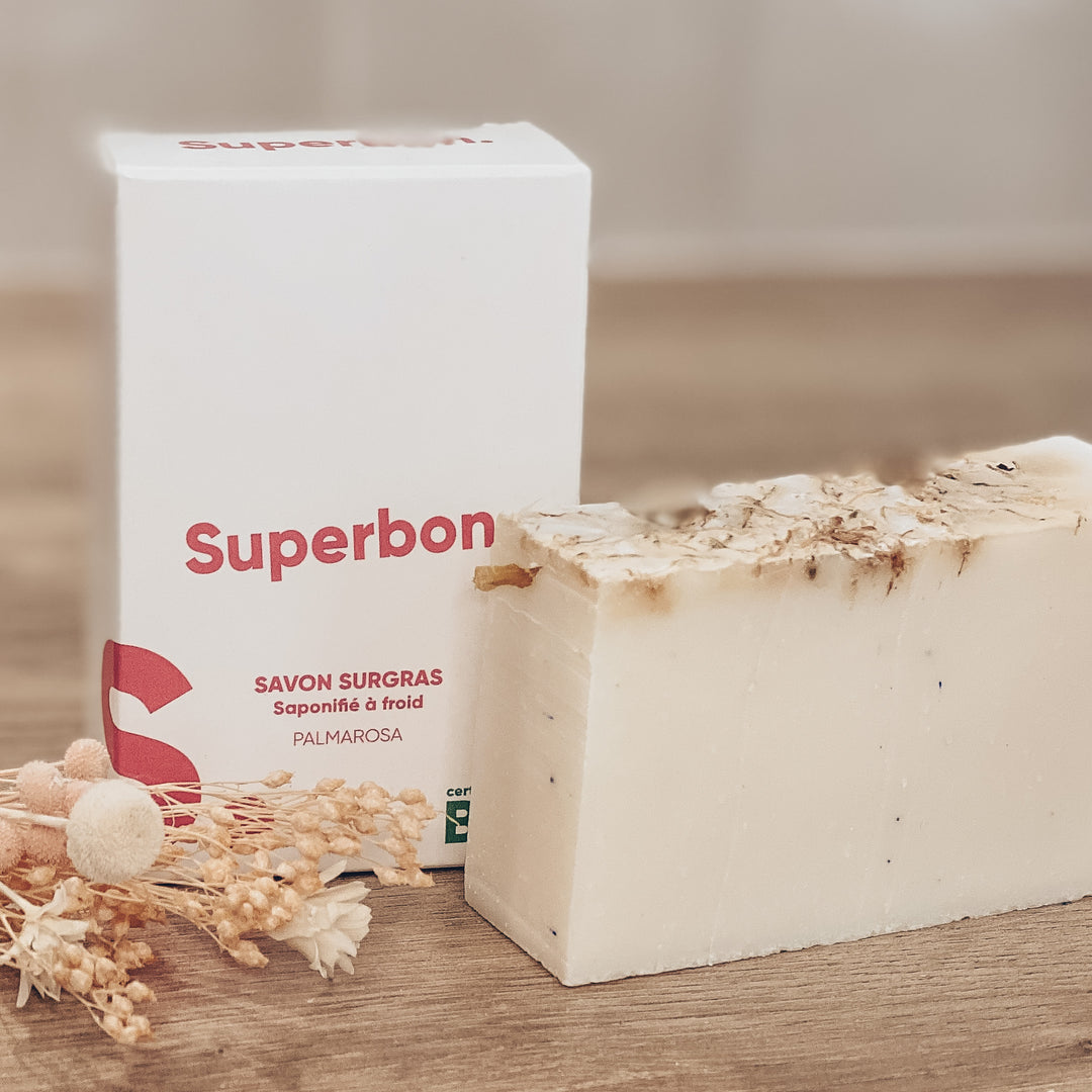 Savon surgras Bio au Palmarosa