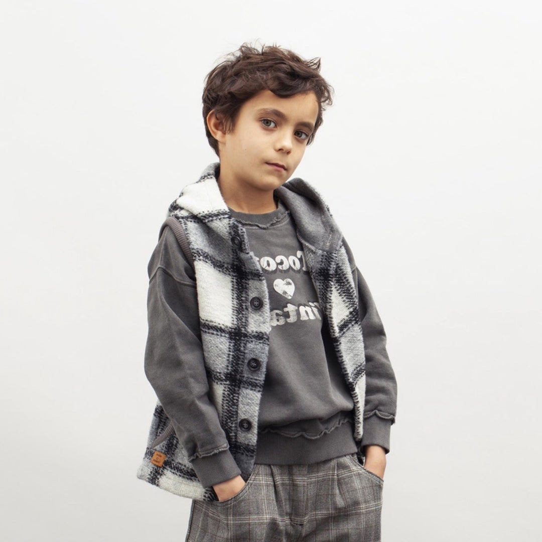 Sweat vintage gris