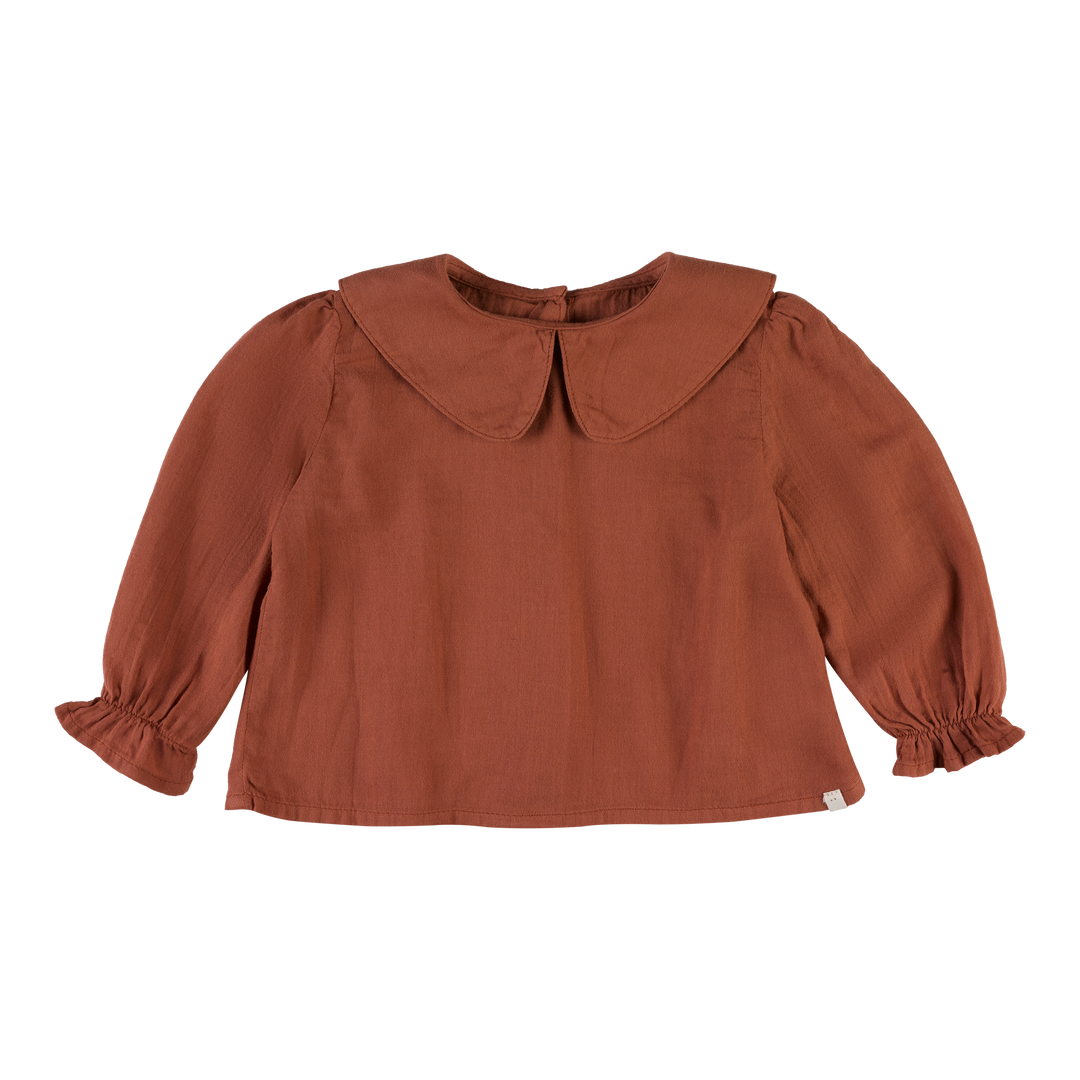 Joana terracotta blouse