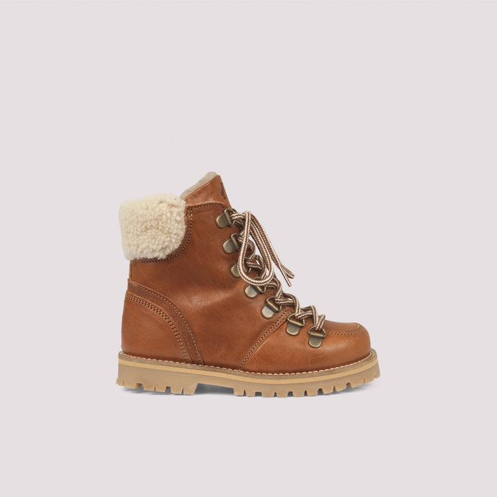 Bottes fourrées - Winter boots cognac